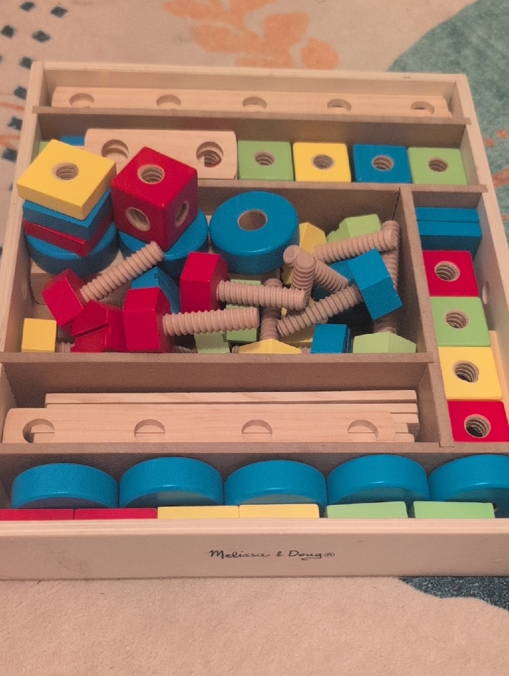 Melissa & Doug Twist and Screw Set With Extra Pieces